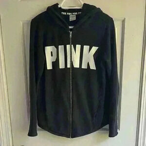 VS black PINK zip up hoodie